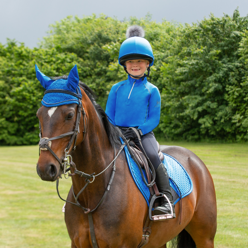 Hy Sport Active Young Rider Base Layer - Jewel Blue-1